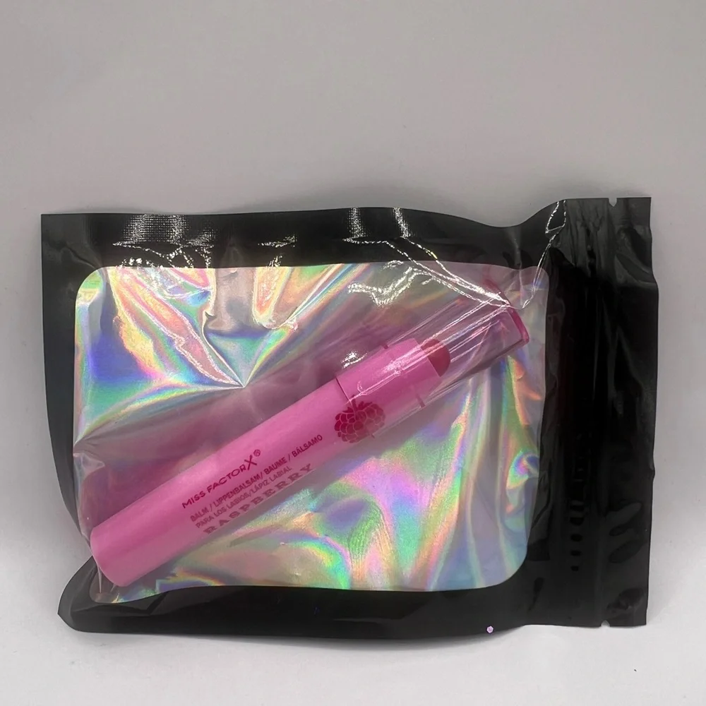 NWT Miss FactorX Raspberry Lip Balm - Pink